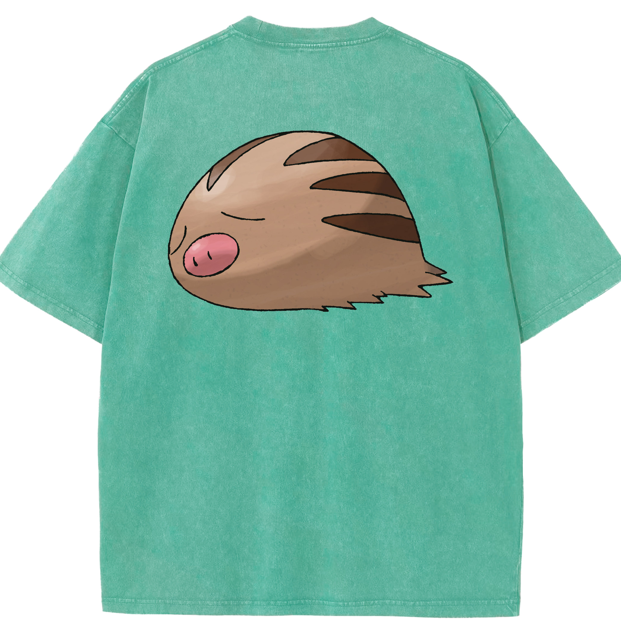 （画像用） ポケットモンスター Pokémon 綿100% ヴィンテージ風 半袖Tシャツ（背面プリント）